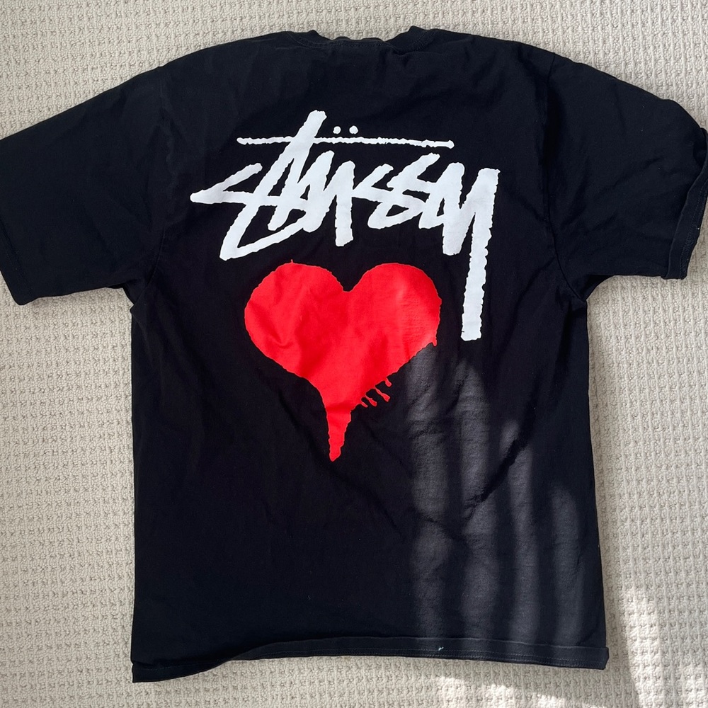 *LIMITED EDITION* Stüssy stock heart tee - Picture 1 of 3